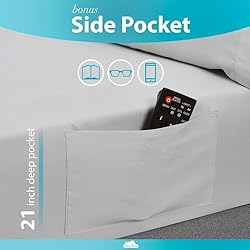 DREAMCARE King Fitted Sheet - Extra Deep Pocket