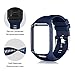 Humenn Band Compatible with Tomtom Runner 2/3 Series,Spark 3,Golfer 2,Adventurer - Silicone Replacement Runner Watchband Watch Strap for Women Men (3,Dark Blue)