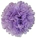 Elephant Baby Shower Decorations 16 pcs White Lavender Grey Purple Tissue Paper Pom Pom Paper Lanterns for Lavender Themed Party Bridal Shower Decor Birthday Decorations