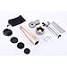 Camera Lens Kit,WMTGUBU 4 in 1 HD Universal Clip-On Phone 18X Optical Zoom Telephoto Lens+15X Super Macro Lens+0.6X Wide Angle Lens Tripod iPhone Samsung Huawei Ipad Tablet PC Laptops (Gold)