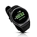 Smart Touch KW18 Smart Watch w/Touchscreen (Black) IPS Face, Bluetooth | Fitness, Daily Wear, Exercise | Pedometer, Heart Rate & Sleep Monitor, iOS & Android | Men, Women