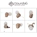 Soundlab Hearing Amplifier – Dime-Sized, in-the-Canal (ITC), Wireless with Soft Gel Tip and Hearing Aid Batteries