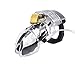 YiFeng Male Electro Chastity Cage Device Belt Cuff Ring Men Bondage 57 (Clear)