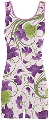 Women's Vintage Floral BoyLeg One Piece Swimsuit Swimwear Tankini