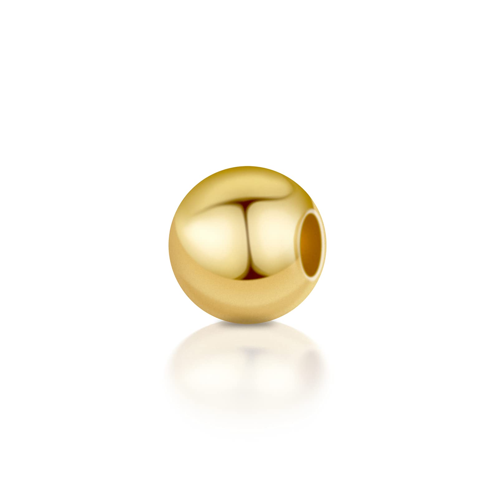 Photo 1 of JinCraft 200pcs 6mm 14K Gold Plated Beads, Long-Lasting Round Smooth Spacer Beads, Seamless spacer Ball Beads Gold Beads for Necklace, Bracelet, Earring,Jewelry Making,tarnish resistant