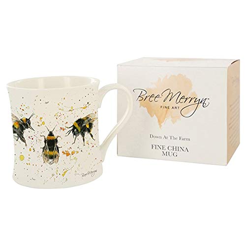 Bree Merryn Fine China Bee Happy Animal Mug Boxed Collection 8.5x8cm