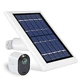 Solar Panel with 13.1ft/4m Cable Compatible with Arlo Ultra - Power Your Arlo Surveillance Camera continuously (White) (Not Compatible with Arlo Pro)