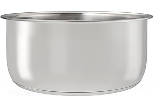 Sicheer Stainless Steel Inner Pot Replacement Insert Liner Accessory Compatible with Ninja Foodi 5 Quart