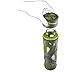 ZULU Core Glass Water Bottle with Quick-Cap Lid, 20 oz, Grey/Green