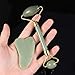 Rosenice Aventurine Gua Sha Scraping Massage Tools, Facial Jade Roller Set Natural Stone Guasha Board for SPA Acupuncture Therapy Trigger Point Treatment