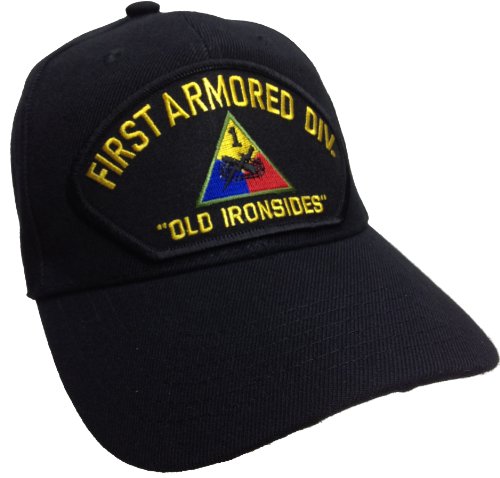 First Armored "Old Ironsides" Hat Black Ball Cap
