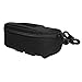 Tactical 1000D Nylon Sunglasses and Eyeglasses Hard Case with Molle System, Portable Outdoor Travel Glasses Holder(Black)