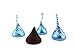 Hershey's Kisses, Milk Chocolate in Light Blue Foils (Pack of 2 Pound)