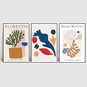 signwin 3 Piece Framed Canvas Wall Art Blue...