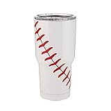 X.Sem Sports 30oz Stainless Steel Vacuum Mug Baseball Travel Insulated Cup
