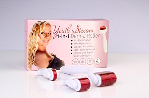 Advance Titanium Derma Care Solution with rollers (0.5mm, 1.00mm, 1.5mm) for wrinkles, scars, stretch marks, cellulite