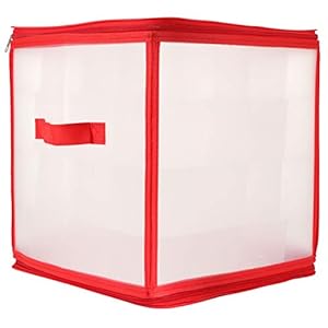 Toddmomy 1 st Transparante PVC Kerstcadeau Opbergdoos Opvouwbare Home Grote capaciteit Doos Kerst Decor