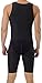 Underworks Mens Compression Bodysuit Girdle Shirt 2X Black