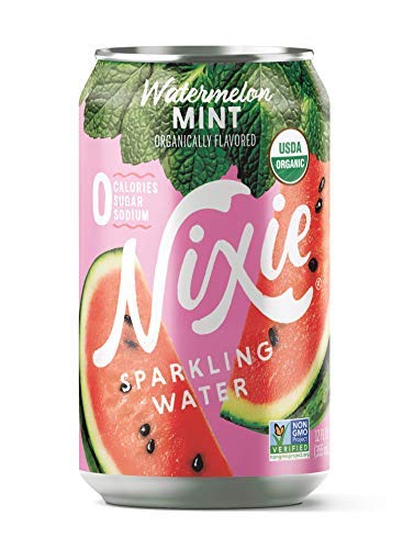 NIXIE ORGANIC WATERMELON MINT SPARKLING WATER 8 PACK, 12 FZ