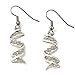 Boutique Academia DNA Earrings - Science Jewelry Gift - Anatomically Correct DNA Spirals with Major & Minor Grooves and Base Pairing
