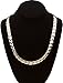 Smarter LifeStyle Elegant Titanium Magnetic Necklace For Neck and Shoulders (Silver & Gold)