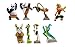 Kung Fu Panda Figures Set of 8 (Cake toppers or Party Favors)