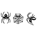 Halloween Spider and Web Cupcake Rings - 24 pc