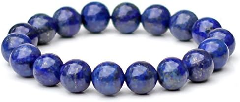 Lapis Lazuli Bracelet Chunky 10mm Beads Genuine Semi-Precious Gemstone