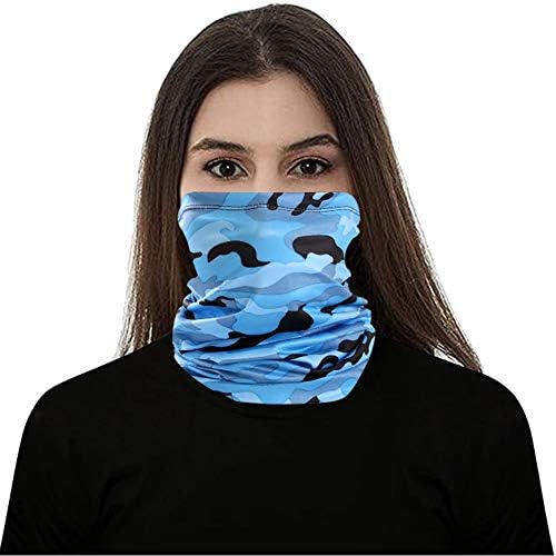 Unisex Seamless Mouth Cowl Bandana Balaclava for Open air 6pcs Magic Vast Wicking Headbands