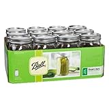 Ball B075926HS3 Glass Jars, 12.31, Clear