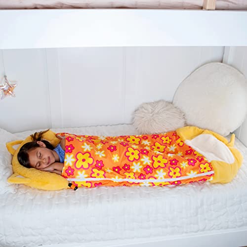 NapFrenz Animal Kids Sleeping Bag. Kitty Cat Slumber Bag & Nap Mat for
