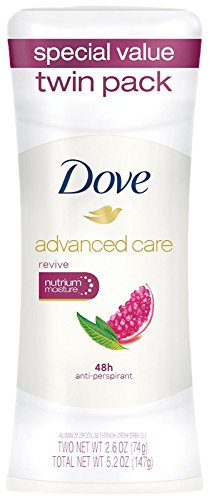Dove Revive Antitranspirant Deo Twin Pack – 48h Schutz Mit Granatapfel & Zitronenverbene