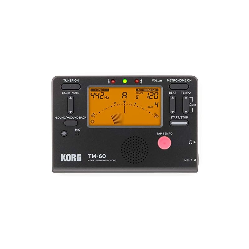 TM60BK Tuner Metronome, Black