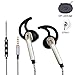 Sport Headphones,Qcute Wired 3.5mm HIFI Earbuds with Built-In Microphone and Noise Isolating Stereo Sport Earphone Earbuds Cell Phone Headsets Microphone and Volume Control,120 CM
