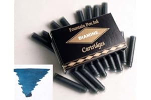 Diamine Refills Blue / Black Pack of 18 Fountain Pen Cartridge - DM-8001