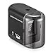 BOOCOSA Pencil Sharpener, BEST Heavy Duty Steel Blade, Electric Pencils Sharpener with Auto Stop for School Classroom Office Home - Precise Perfect Point Every time for Artists Kids Adults (0.8)