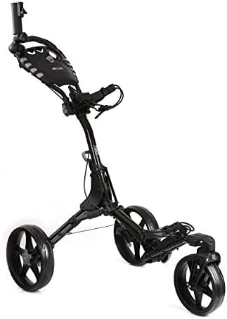 ACCUFLI Trio Golf Cart with 360 Swivel Front Wheel, Quick Fold/Open
