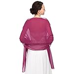 Automan Chiffon Bridal Evening Scarves Wraps Shawls for Bridesmaid Prom Wedding Automan Chiffon Bridal Evening Scarves Wraps Shawls for Bridesmaid Prom Wedding