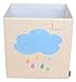 Toy Storage Box Bin Organizer Collapsible, Cloud- 100% Money Back Guarantee