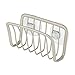 InterDesign Axis Kitchen Sink Suction Holder for Sponges, Scrubbers, Soap - Satin
