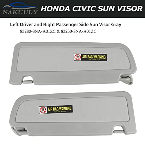 Honda Civic Sun Visor Left Driver Side Sun Visor For Honda Civic