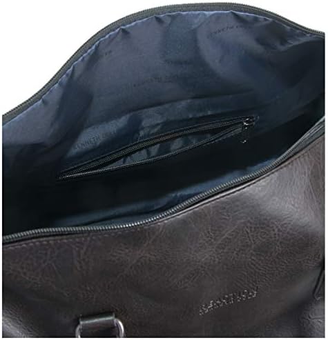 Kenneth Cole Reaction Port Stanley Faux Leather 20" Top Zip Carry-On Travel Duffel Bag 3 Kenneth Cole Reaction Port Stanley Faux Leather 20" Top Zip Carry-On Travel Duffel Bag