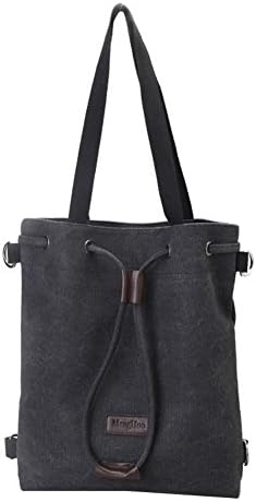 Leisure backpack/Canvas dual-use bulk schoolbags/Computer bag-D