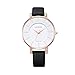 Aposon Women's Quartz Analog Wrist Watch Ladies Leather Roman Numeral White Dial Gold Tone Case Square Wristwatch Fashion Casual Business Classic Dress Watches