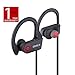 Wireless Bluetooth Headphones with Mic, Noise Cancelling Headphone with Battery Portable Bluetooth Headset Stereo Earbuds with Bass Durable Sweatproof Running Sports Earphones for Men Women (Black-8)