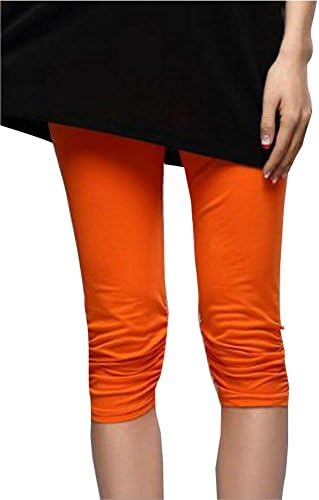 Foucome Womens Spring Summer Maternity Capri Pants Stretch Elastic Band Adjustable Cotton Leggings