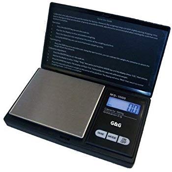 GundG Taschenwaage G&G MS-B Pocket Weighing Scales 1000 g Capacity 0.1 g Accuracy Digital