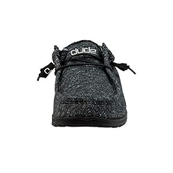 Hey Dude Men's Wally B Stretch Black Melange Size 8