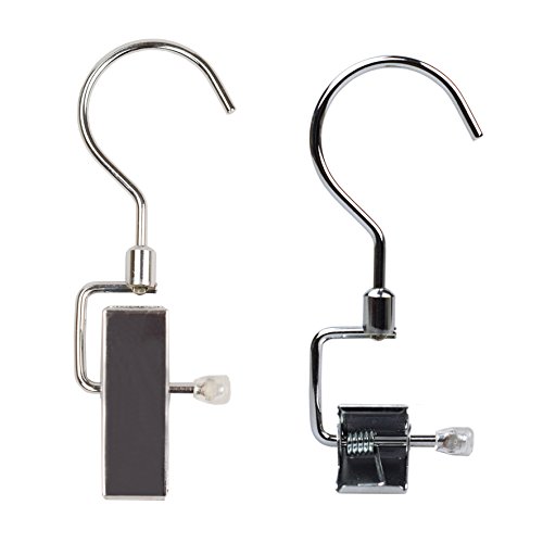 360 Degree Swivel Metal Clip Hook Hangers for Hanging Laundry Pants