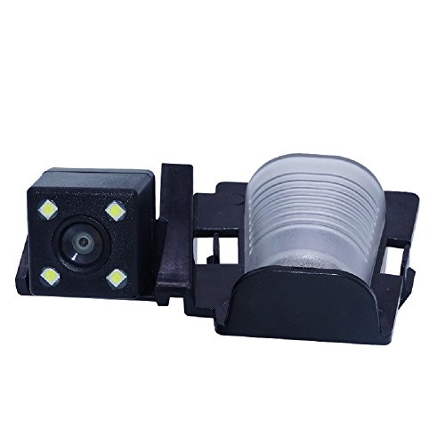 Rear View Back Up Reverse Parking Camera in License Plate Lighting Night Version (NTSC) for Jeep Wrangler Sahara/Jeep Willys YJ/TJ/JK / J8 Wrangler Rubicon/Sahara/Unlimited (backup camera)